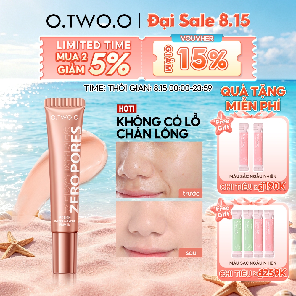 Kem lót O.TWO.O 20g kiềm dầu trang điểm thời trang