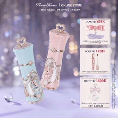 Son Thỏi Lì Matte Flower Knows Bunny Garden Collection Kem dưỡng môi Nhung Mềm Môi Lâu Trôi Không Khô Môi 5ml