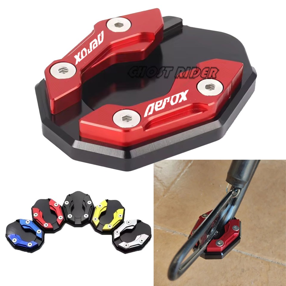 DÀNH CHO YAMAHA AEROX 155 V3 AEROX V3 2025-2026 Xe Máy Hợp Kim Nhôm Chân Đế Bên Chân Đế Nối Dài Tấm 