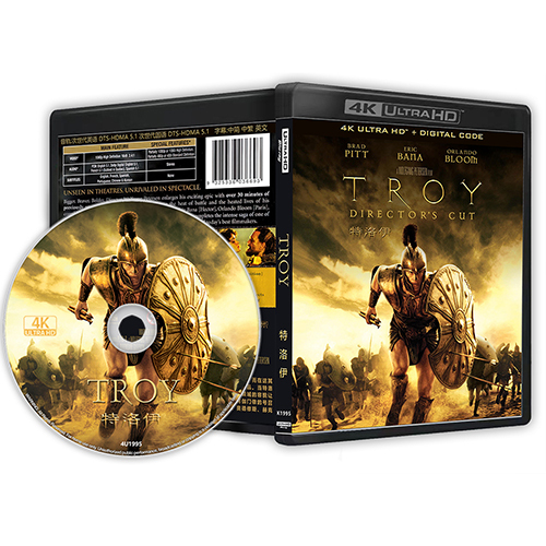 [Tiếng Anh] Blu-ray HD Movie 4K UHD 1080P Troy (4K)
