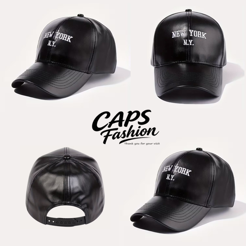 Mũ golf nam da PU mũ bóng chày hip-hop cổ điển mũ snapback cho nữ