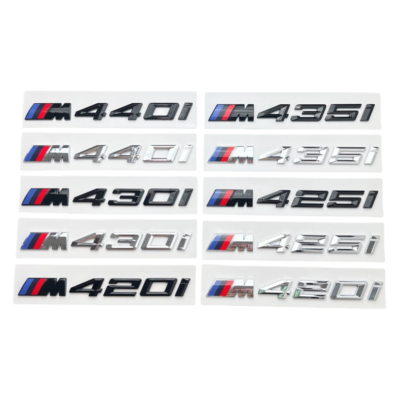 BMW Mới 4 Series Xe M Đuôi Huy Hiệu M420I M425I M430I M435I M44I Kỹ Thuật Số Dịch Chuyển Xe Huy Hiệu