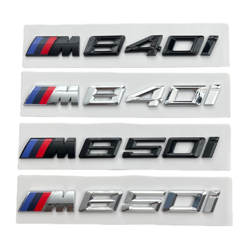 Thích hợp cho BMW New 8 Series M biểu tượng M840I M850I xe kỹ thuật số biểu tượng nhãn dán với logo 