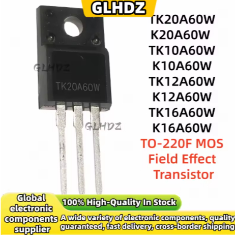 5 Chiếc Mới TK20A60W K20A60W TK10A60W K10A60W TK12A60W K12A60W TK16A60W K16A60W TO-220F MOS Hiệu Ứng