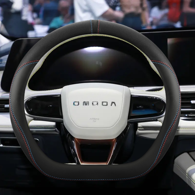 Bọc Vô Lăng Ô Tô Da Cho Chery Omoda 5 EV 2024 2025 Hình Chữ D Tự Động Vô Lăng Chery Omoda 5 EV Phụ K