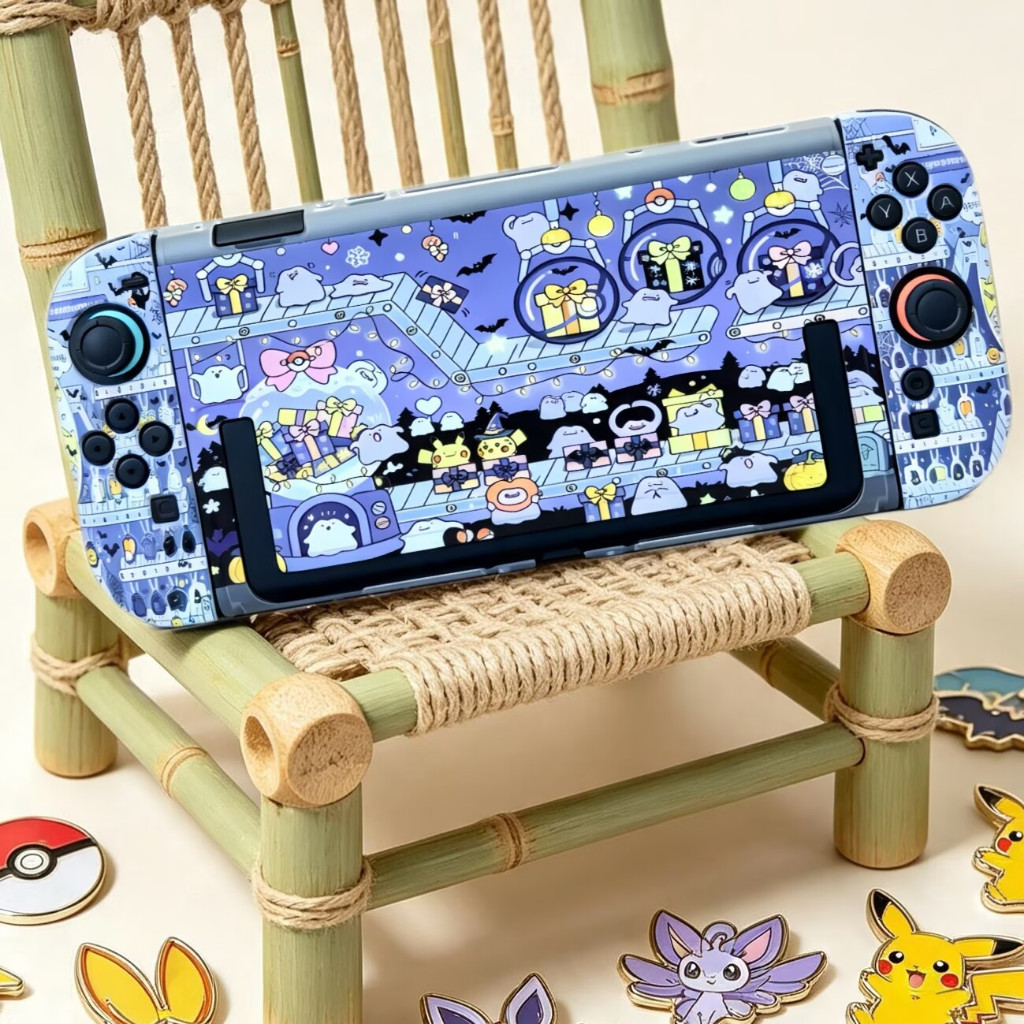 Ốp cứng bảo vệ Pokemon Ditto cho Nintendo Switch 2 2025, Vỏ bảo vệ cho Nintendo Switch 2, Vỏ Dock Sw