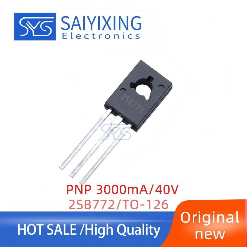 20 Chiếc Chính Hãng 2SB772 B772 TO-126 3A 40V PNP In-Line Triode