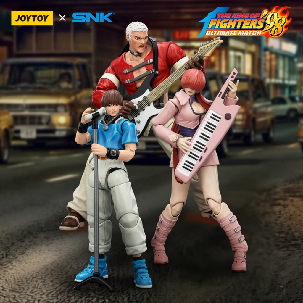 HIPLAY JOYTOY KOF '98UM Orochi Team Nhân vật hành động tỷ lệ 1 / 18 - Chris, Shermie, Yashiro Nanaka