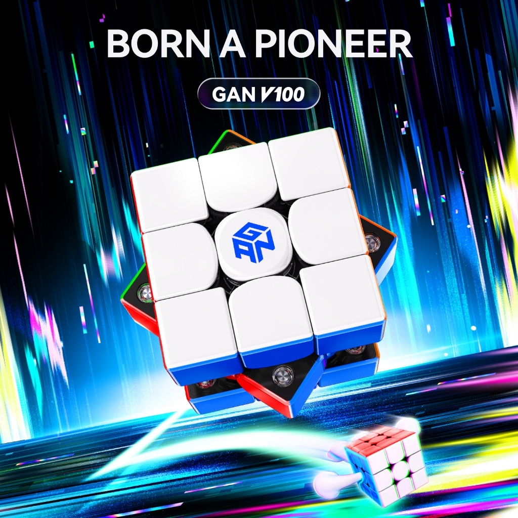 GANV100Maglev Pokémon Đồng Thương Hiệu Gangi Model GAN12Maglev Koga Ninja Ếch Mô Hình UV Rubik 's Cu