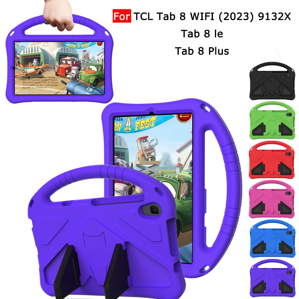 Dành cho TCL Tab 8 LE / WIFI (2023) 9132X Vỏ máy tính bảng EVA Thân thiện với an toàn cho trẻ em Vỏ 