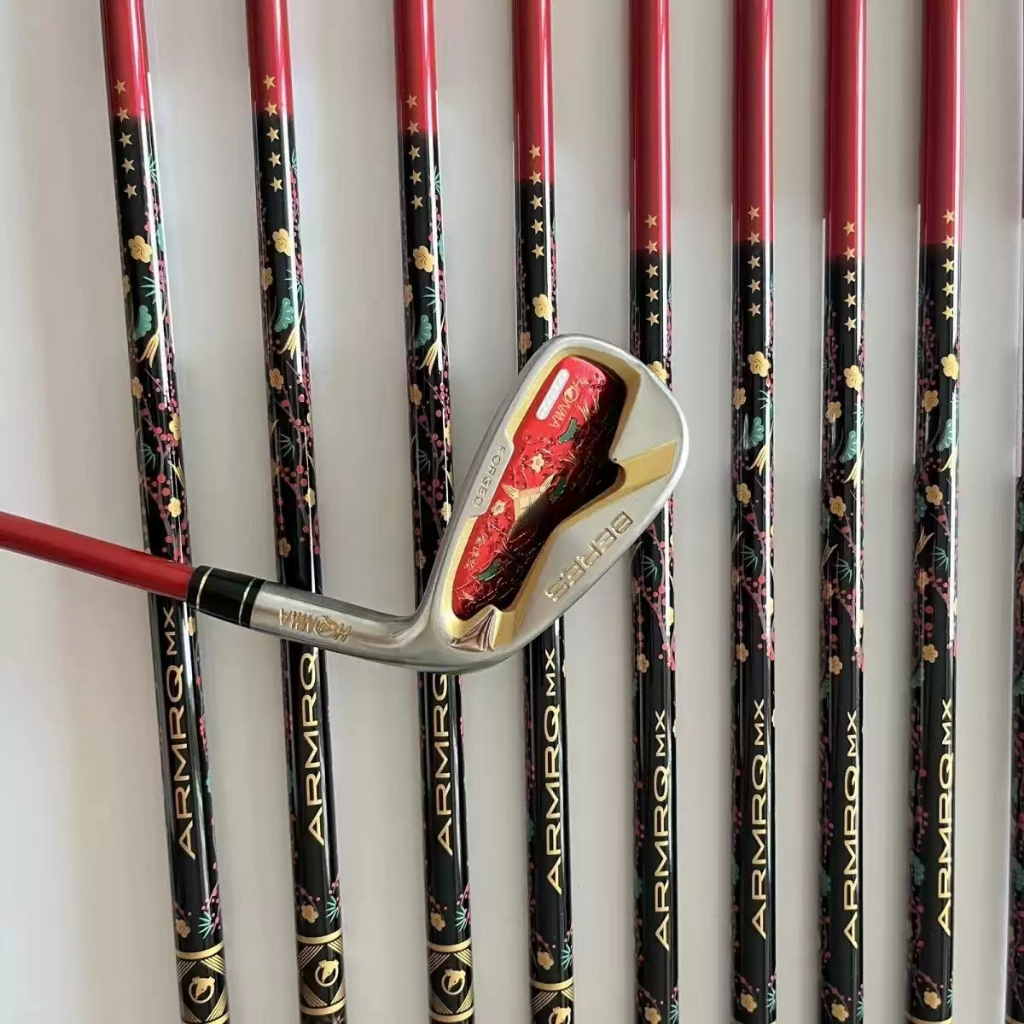 10 CHIẾC HONDA S08 5 SAO NAM Golf Iron Set 4 5 6 7 8 9 10 11 S A Iron Nam Trục thép than chì Bộ sắt 