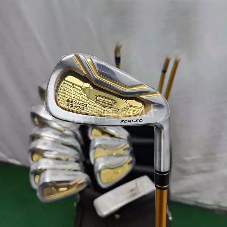 10 CHIẾC HONDA S06 4STAR NAM Golf Iron Set 4 5 6 7 8 9 10 11 Aw Sw Iron Nam Than chì Trục thép Golf 