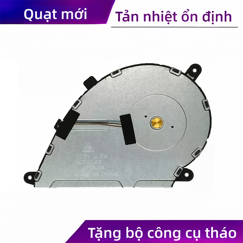 Quạt làm mát CPU Notebook Tương thích với HP Chromebook 14C-CA TPN-Q239 Pro C640 Đi kèm với bộ công 