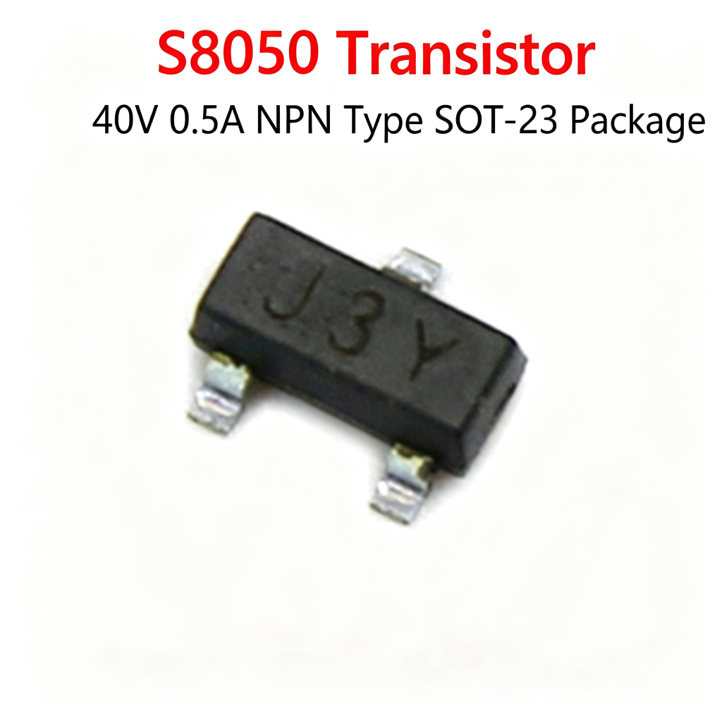 20 Chiếc S8050 SMD Transistor Đánh Dấu J3Y NPN 0.5A 40V SOT ‐ 23 Bề Mặt Gắn Triode
