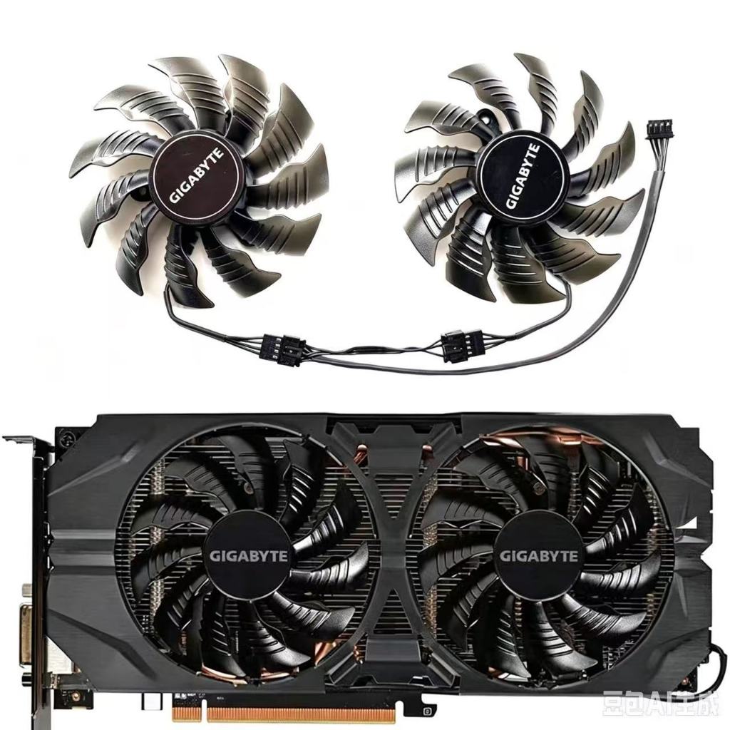 Mới 85MM 4PIN T128015SU T129215SU PLA09215S12H 4PIN GTX 950 960 Quạt GPU cho Card đồ họa Gigabyte Ge