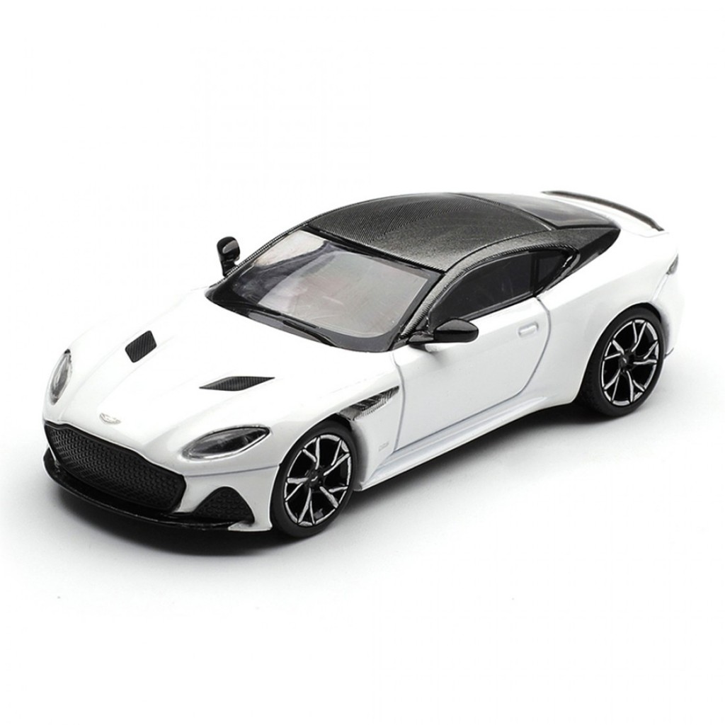 Mini GT MGT01225-L 1225 1 / 64 Aston Martin DBS Stratus Trắng LHD RHD Diecast Cân Xe Mô Hình