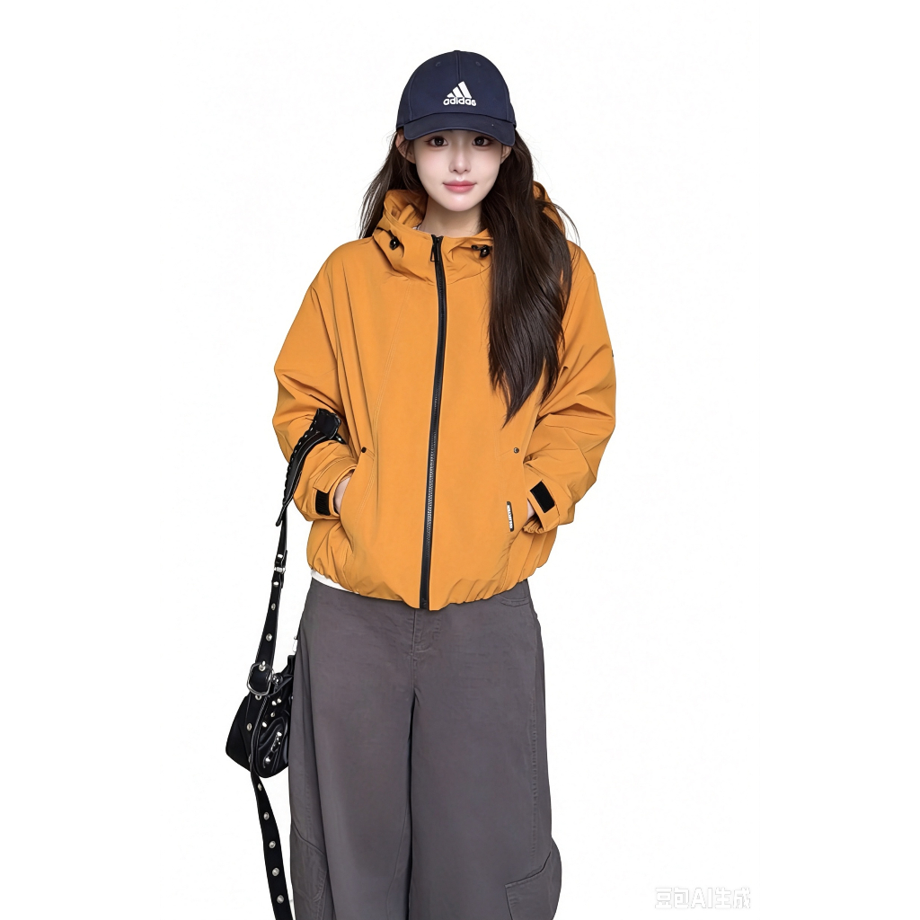 Omina92607 Quần Áo Nữ Nguồn Nhà Máy Tóc Thẳng Thể Thao Nhẹ Chống Nắng Thoáng Khí 3 Màu Có Mũ Trùm Đầ