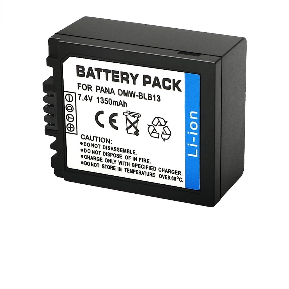 Dành Cho Pin Panasonic DMW-BLB13 DMW BLB13 Lumix DMC-GF1 G1 GH1 G10 G2 DMC-G1, DMC-G1A 1350mAh Pin C