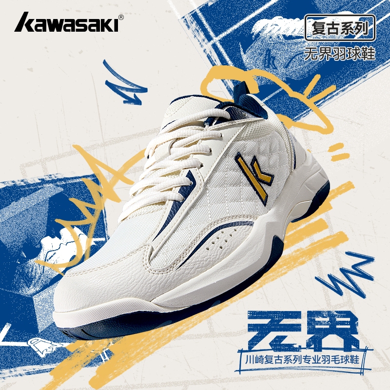 Giày Cầu Lông Kawasaki Giày Pickleball A3308 & C32014 & C32012 Nữ Và Nam Huấn Luyện Chuyên Nghiệp Ch