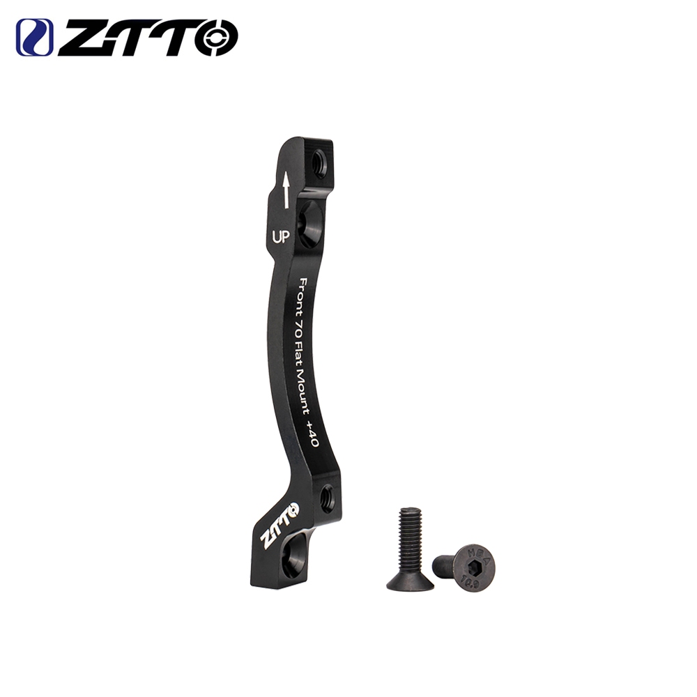 ZTTO Flat Mount Disc Brake Adapter Mặt Trước 70mm + 40mm đến 180mm Rotor Road Bike Flat Mount Calipe