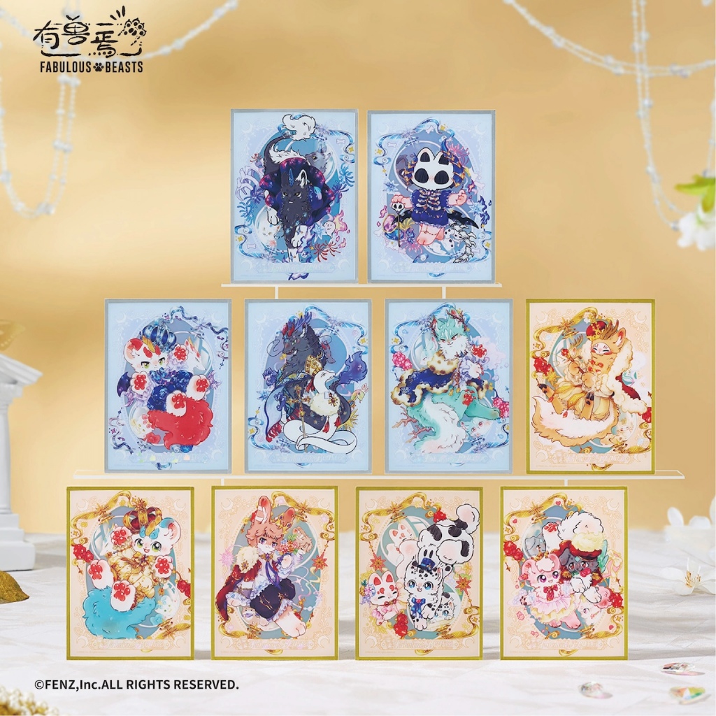 FENZ Official FABULOUS BEASTS-8th Anniversary-Shikishi Art Board Blind Box