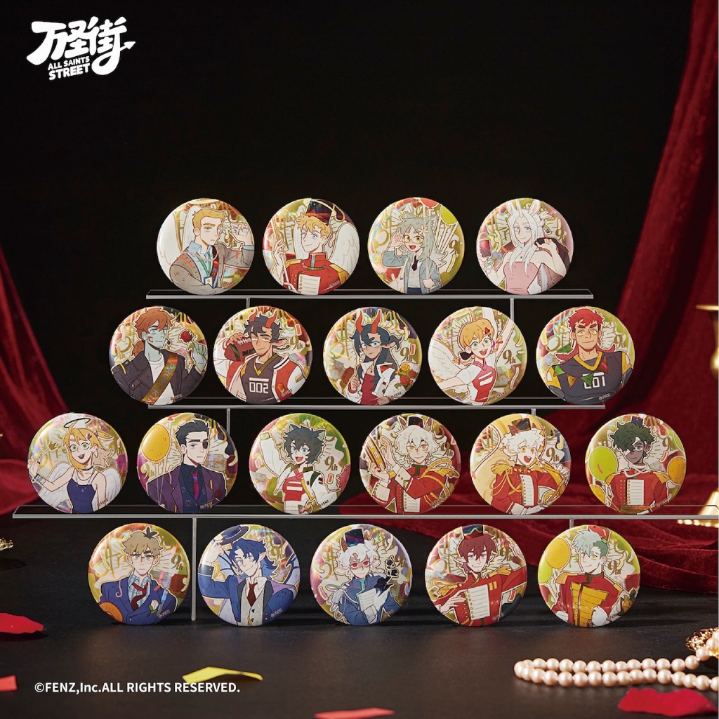 FENZ Official ALL SAINTS STREET-9th Anniversary-Badge Blind Box