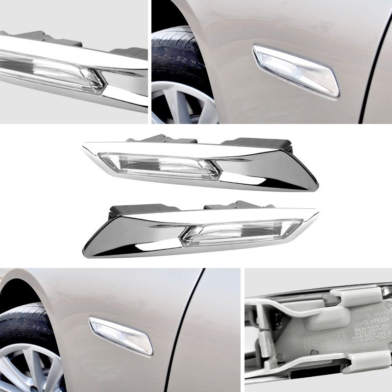 FENDER Đèn báo chắn bùn phía trước ô tô Đèn báo rẽ cho BMW 5 Series F18 F10 OEM:63137154167 63137154