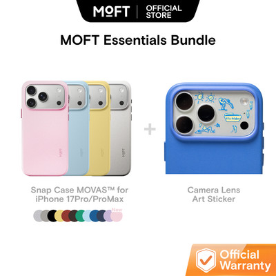Ốp điện thoại MOFT Snap MOVASTM& Nhãn dán nghệ thuật ống kính máy ảnh cho iPhone 17 Pro / Pro Max