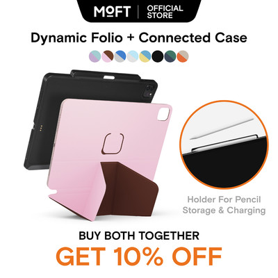 [Gói] MOFT Dynamic Folio cho iPad Air 11 '' / 13 '' & Pro 11 '' / 13 '' + Vỏ kết nối có giá đỡ bút mô-đun