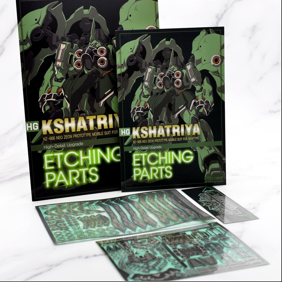 20260813 Bộ phận sửa đổi khắc kim loại SH STUDIO cho HG 1 / 144 NZ-666 Kshatriya (Không bao gồm bộ d