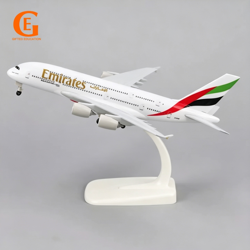 Mô Hình Máy Bay Airbus 380 Bằng Hợp Kim Kích Thước 16CM/20CM Emirates A380
