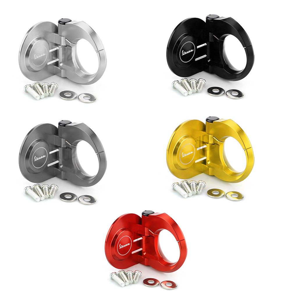 Móc treo 2 lỗ CNC cho Vespa Sprint Prima LX LXS GTS Móc lưu trữ xe máy 2 lỗ CNC Móc lưu trữ xe máy, 