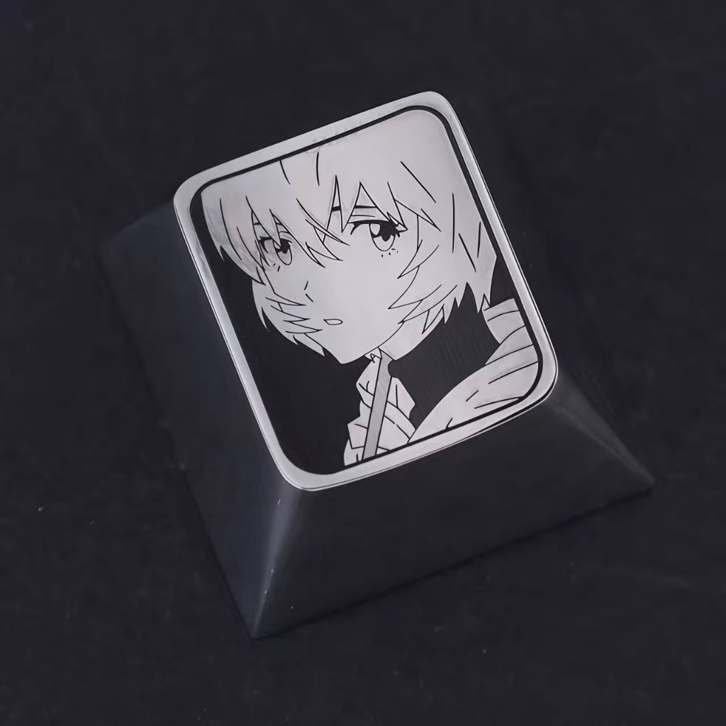 EVA Asuka Aya Polly Trọn Bộ Bàn Phím Keycap Kim Loại Đơn Tùy Chỉnh Keycap