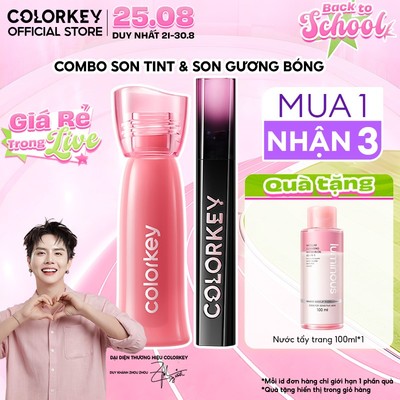 [ĐỘC QUYỀN BÁN CHẠY] Combo Son Watery Tint Lì & Son Bóng Gương Lâu Trôi 2.5g
