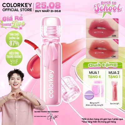 [PHIÊN BẢN GIỚI HẠN] Son Môi Lip Lacquer Colorkey Dưỡng Môi Mềm Mịn Căng Bóng 3ml