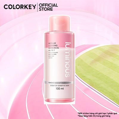 [Mini] Nước tẩy trang có dầu COLORKEY – Tẩy Trang Sạch Mọi Lớp Makeup, Dịu Nhẹ, Dưỡng Ẩm, Không Nhờn Rít 100ml