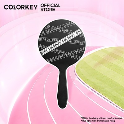 [Quà tặng] Gương cầm tay tròn Colorkey