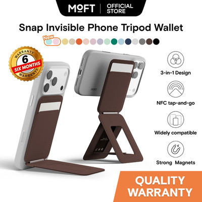 Moft Snap Ví điện thoại vô hình Giá đỡ chân máy điện thoại MOVASTM Tương thích từ tính 3 trong 1