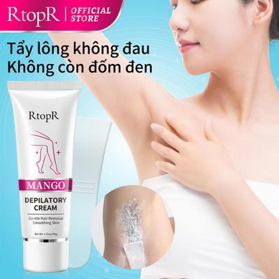 Kem Tẩy Lông RtopR Chiết Xuất Từ Xoài Dành Cho Nam Và Nữ Dạng Mịn Hương Liệu Không Gây Kích Ứng Và Đau Với Triệt Lông Nách Chân Tay Bikini Vùng Kín An Toàn Không Kích Ứng Da 40g