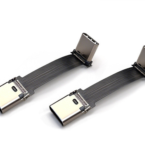 Cáp linh hoạt TYPE-C Nam sang TYPE-C Nữ 90 độ Nam đến 180 độ Nữ Cáp chuyển đổi FPC