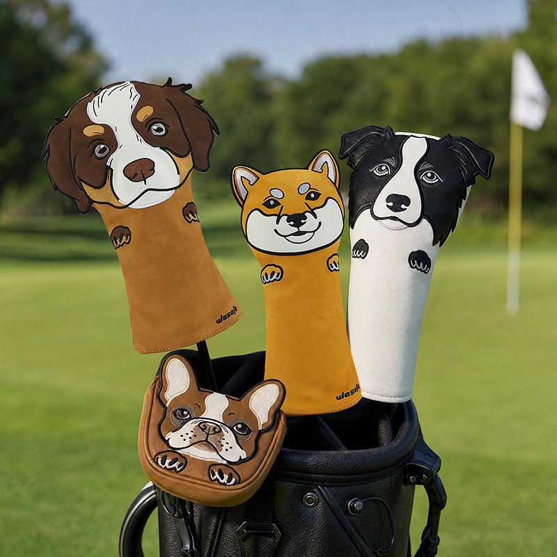 ●Chất lượng cao Puppy Golf Wood Cover Plain Velvet PU No. 1 Nắp Gỗ / Gỗ Fairway / Gỗ Sắt 135UT