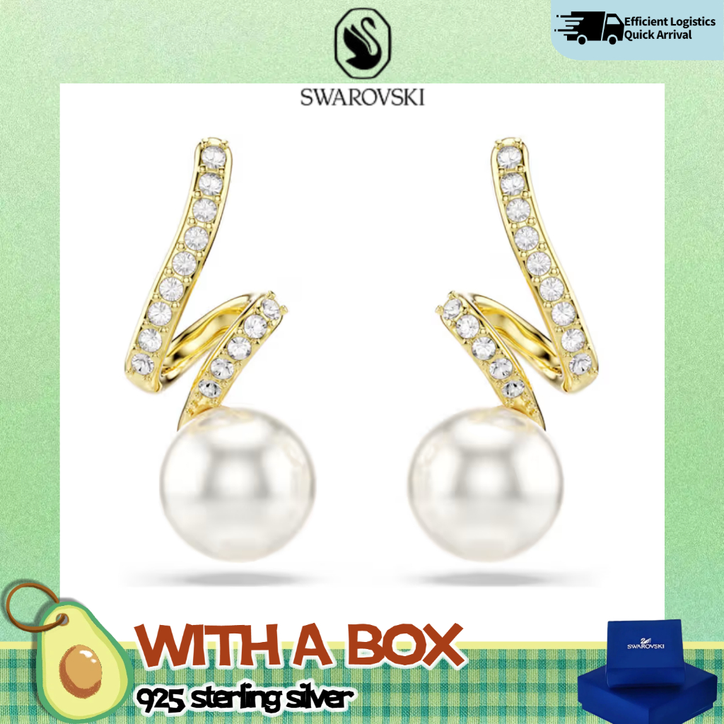 Swarovski Sang Trọng Bạc Nữ Trang Sức Với Hộp Quà Tặng Tinh Tế Món Quà Sinh Nhật Hoàn Hảo Quà Tặng G