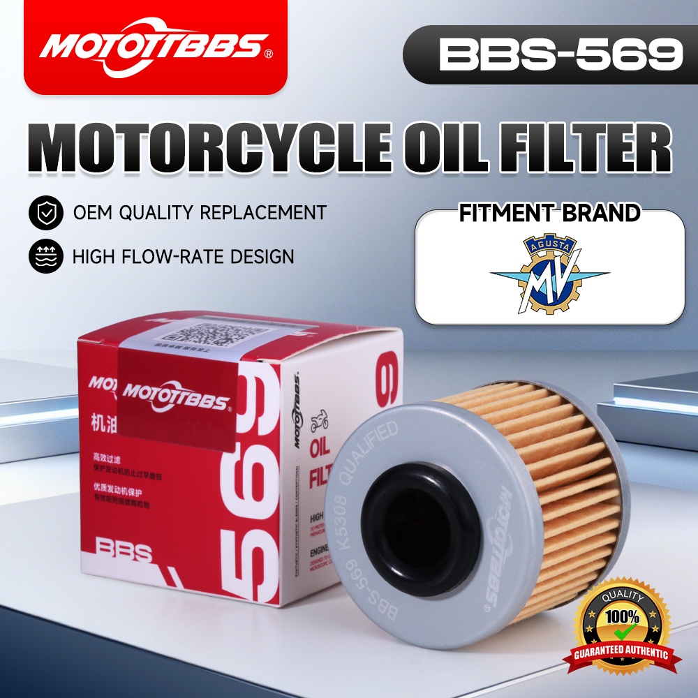 Lọc Dầu Xe Máy BBS-569 Cho MV Agusta 800