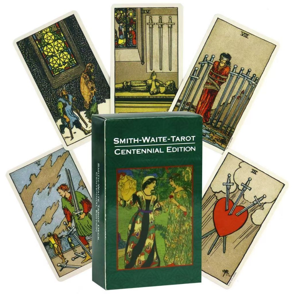 West Fate Tarot 78 Tarot Classic Tarot Tarot Bộ bài phong cách mới Thẻ khởi đầu tinh tế Thẻ trò chơi