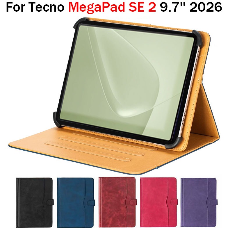 Dành Cho 2026 Tecno MegaPad SE 2 se2 9.7 '' Mega Pad SE 2 Android Máy Tính Bảng Da PU Đa Năng Flip S