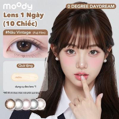 [10 chiếc | lens 1 ngày | lens 0 độ] Lens moody dùng 1 ngày, dễ phối đồ, nhiều mẫu lựa chọn, link 0 độ tổng hợp