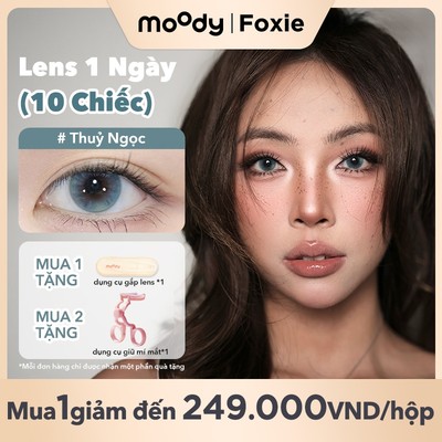 [FOXIE] Set 10 chiếc kính áp tròng Moody 14.2mm lens 1 ngày thuộc bộ sưu tập  Teenage Daydream