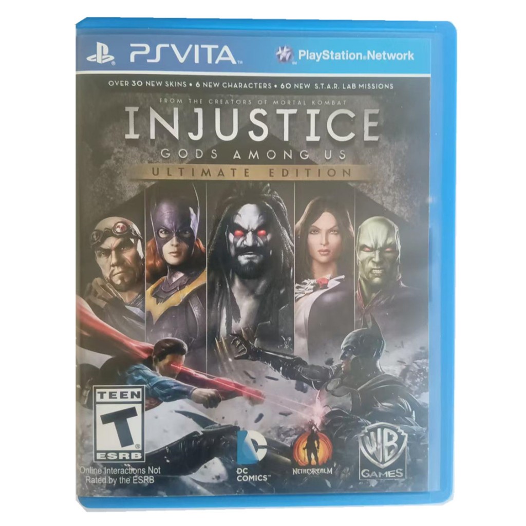 Hộp mực trò chơi Injustice Gods Among Us Ultimate Edition PS Vita PSV