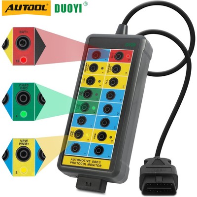 AUTOOL DUOYI DY29 Hộp đột phá tự động mới OBDII Hộp đột phá OBD Giao thức tự động Máy dò tự động Giao diện OBD2 Màn hình ô tô