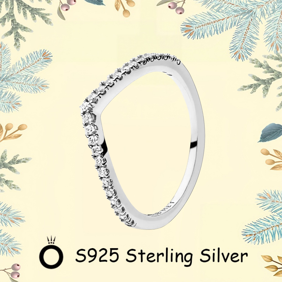 Pandora Quà Tặng Ngày Lễ Tình Nhân S925 Bạc Tối Giản DIY Cặp Đôi Trang Sức Chính Hãng Cho Nữ Lấp Lán